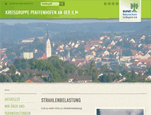 Tablet Screenshot of pfaffenhofen.bund-naturschutz.de