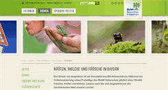 Desktop Screenshot of amphibien.bund-naturschutz.de